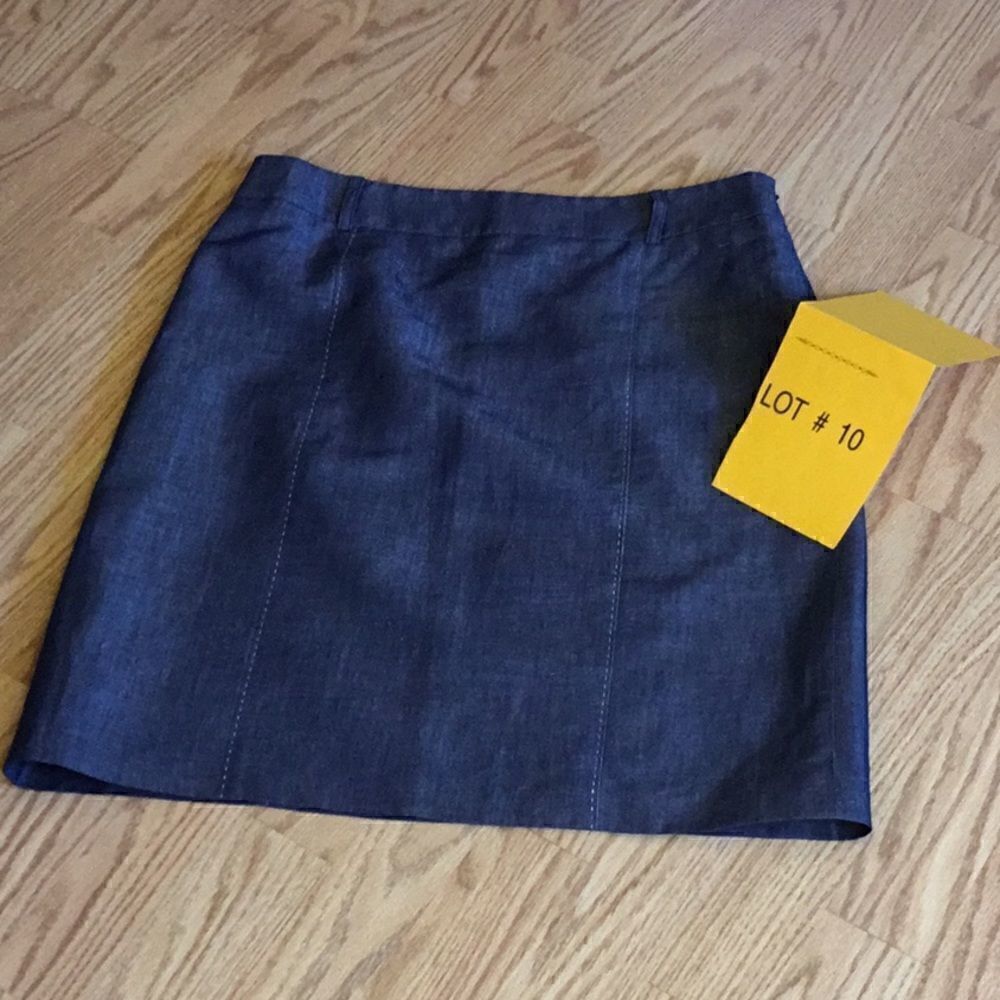 Pencil type skirt in blue by LOFT in size 8